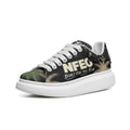 NFEO Built For The Few luxury platform designer sneakers featuring a signature chunky white sole and distinctive palm tree aesthetic. These premium streetwear shoes offer a modern, high-fashion urban silhouette designed for style and comfort. Perfect for trend-setting outfits, these exclusive unisex platform sneakers are the ultimate statement piece for collectors and streetwear enthusiasts looking for high-quality, authentic designer footwear that stands out in any urban setting.
