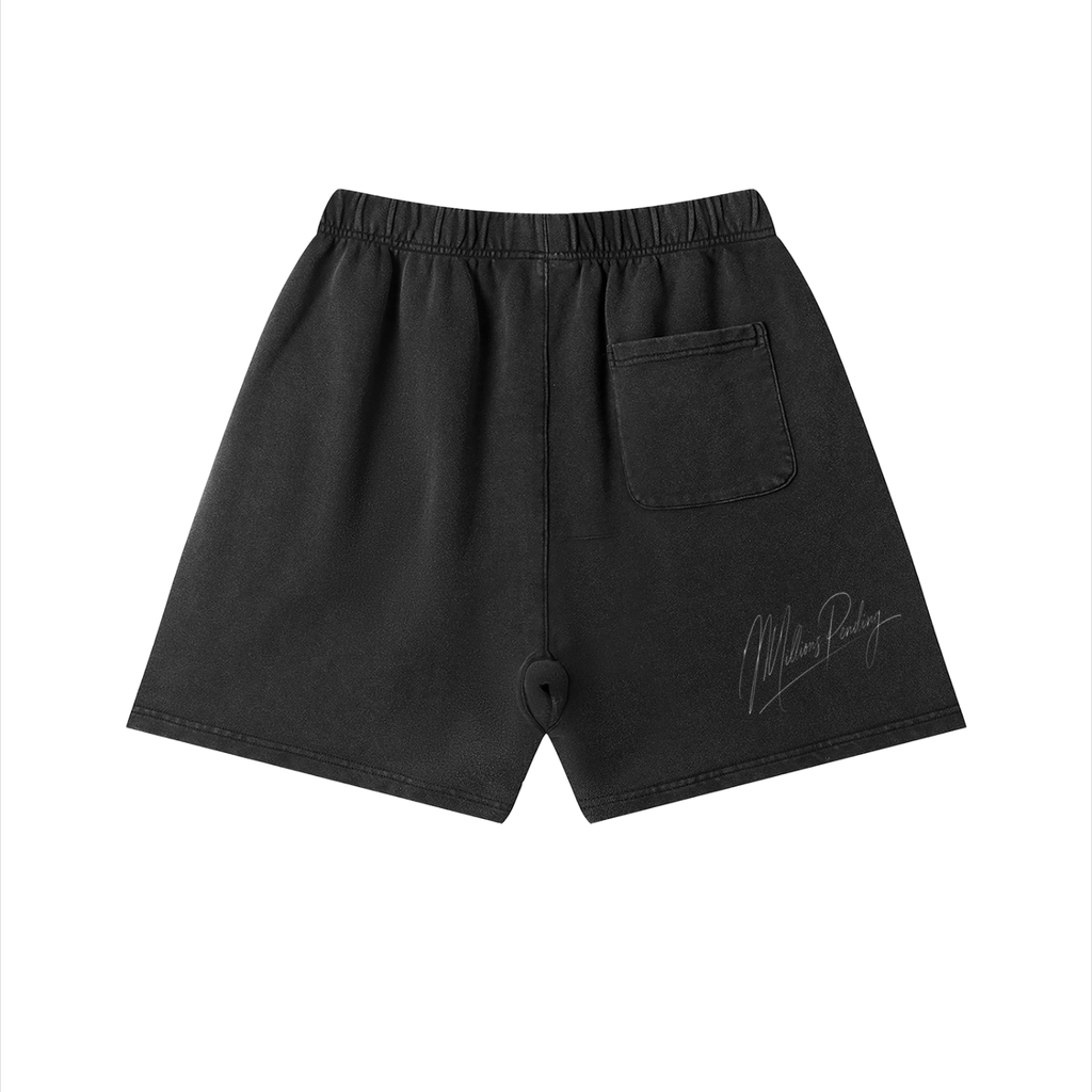 Unisex Vintage Wash Cotton Shorts Gusherz Cannabis Strain Streetwear Heavyweight Summer Athletic Premium wear