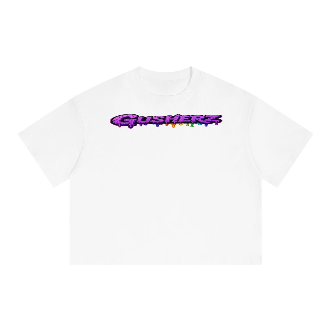 Unisex Boxy Drop Shoulder Crop T-Shirt Gusherz Cannabis Strain Streetwear Graphic Tee Premium Cotton by NFEO ZAZA Reserve