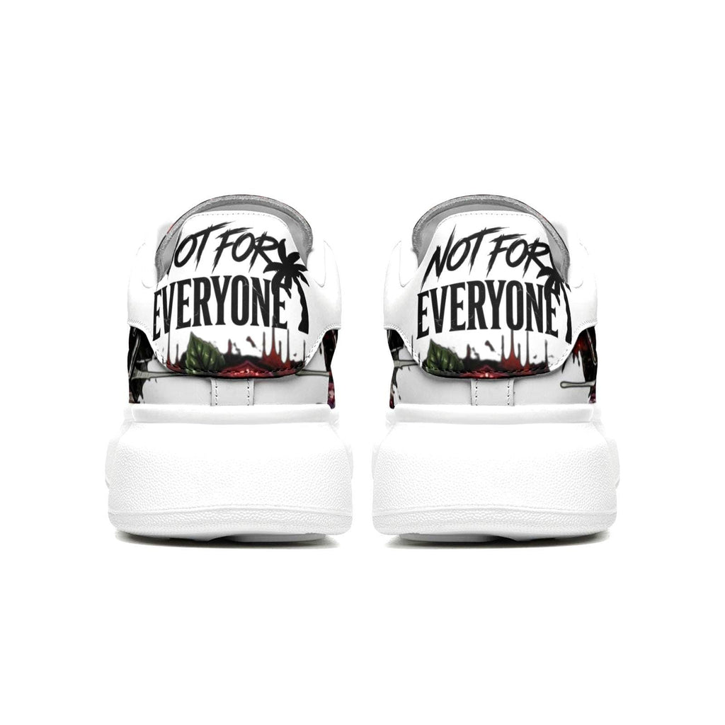 Custom Unisex Sneakers Streetwear Hypebeast Non Slip Fat Lace Chunky Sole Shoes Mens Womens
