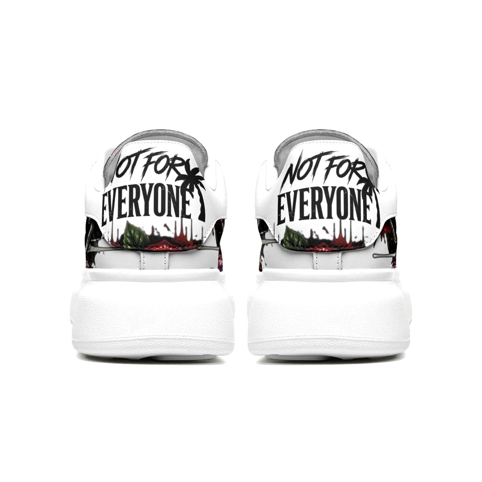 Custom Unisex Sneakers Streetwear Hypebeast Non Slip Fat Lace Chunky Sole Shoes Mens Womens