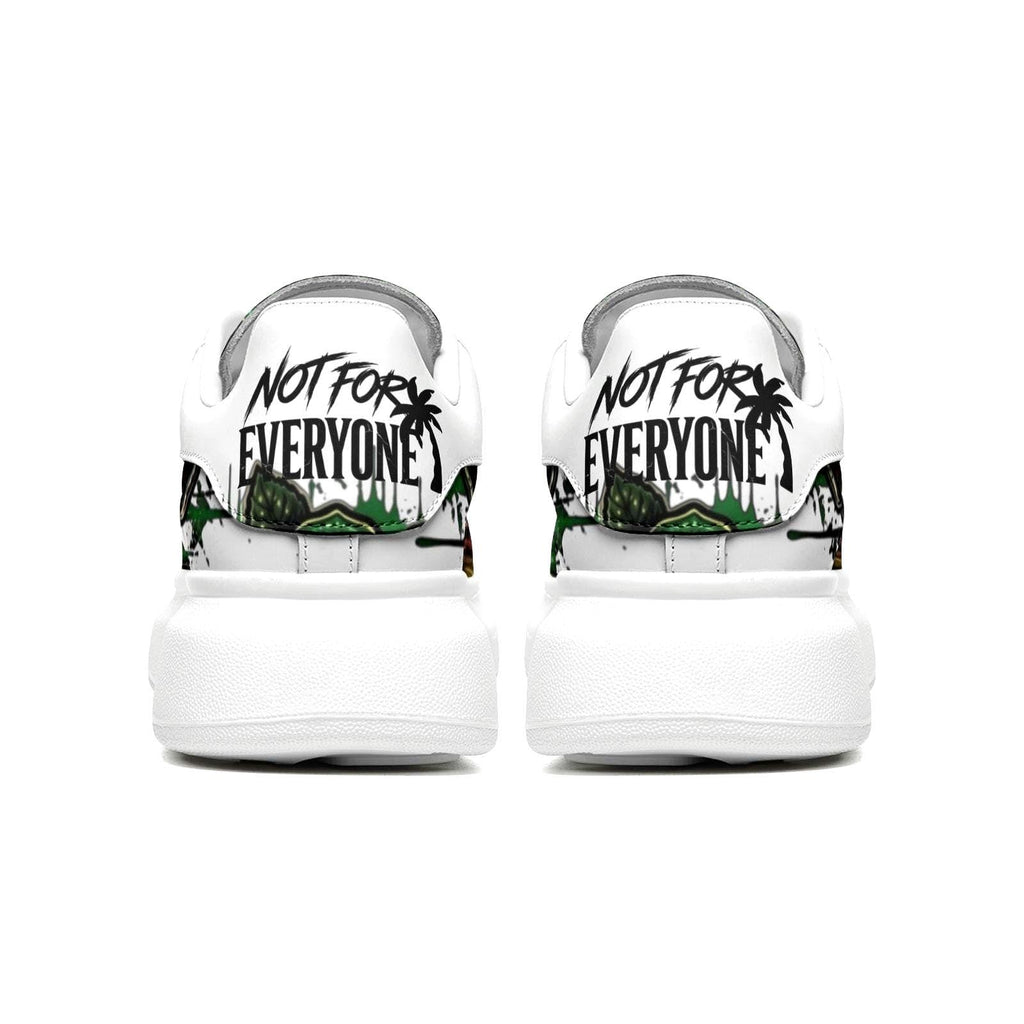 Baskets unisexe personnalisées Streetwear Jamaïque Afrique Chaussures à semelle épaisse Reggae Hypebeast Plateforme