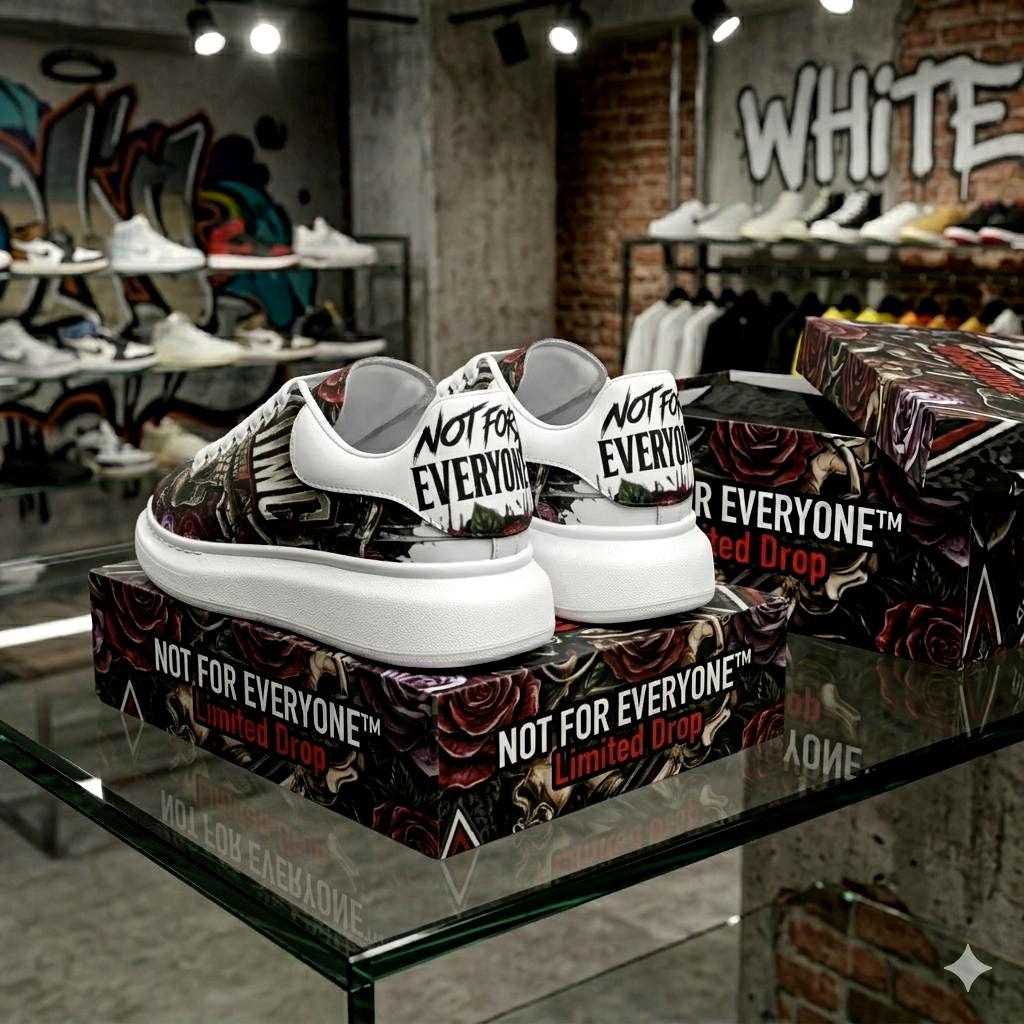 Custom Unisex Sneakers Streetwear Hypebeast Non Slip Fat Lace Chunky Sole Shoes Mens Womens