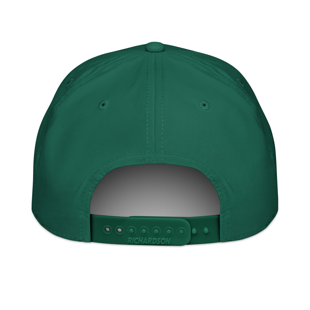 NFEO Richardson Rope Hat featuring bold 'Built For The Few' embroidery. Premium black snapback with signature white rope detail. Luxury streetwear headwear for entrepreneurs. A high-quality, structured essential accessory from the NFEO collection, representing the Built For The Few brand mission and elite urban fashion standards