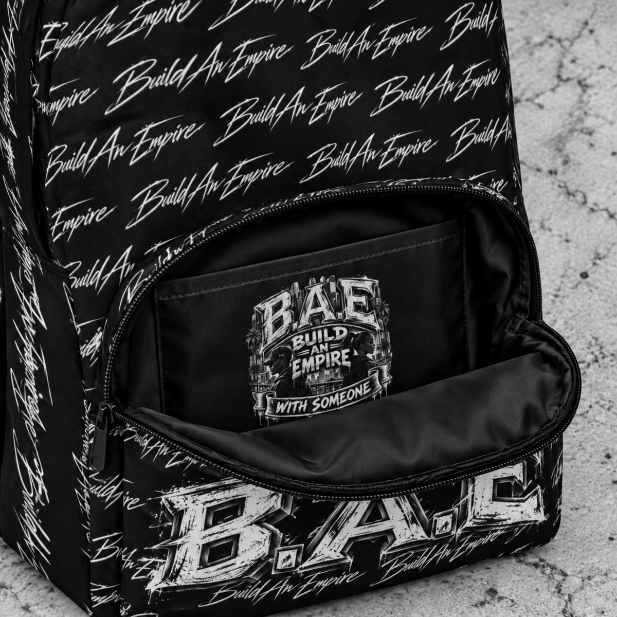 Product photo showing Business Laptop Backpack for Work, College Student Backpack, Water-Resistant Everyday 15-Inch Laptop Bag B.A.E.