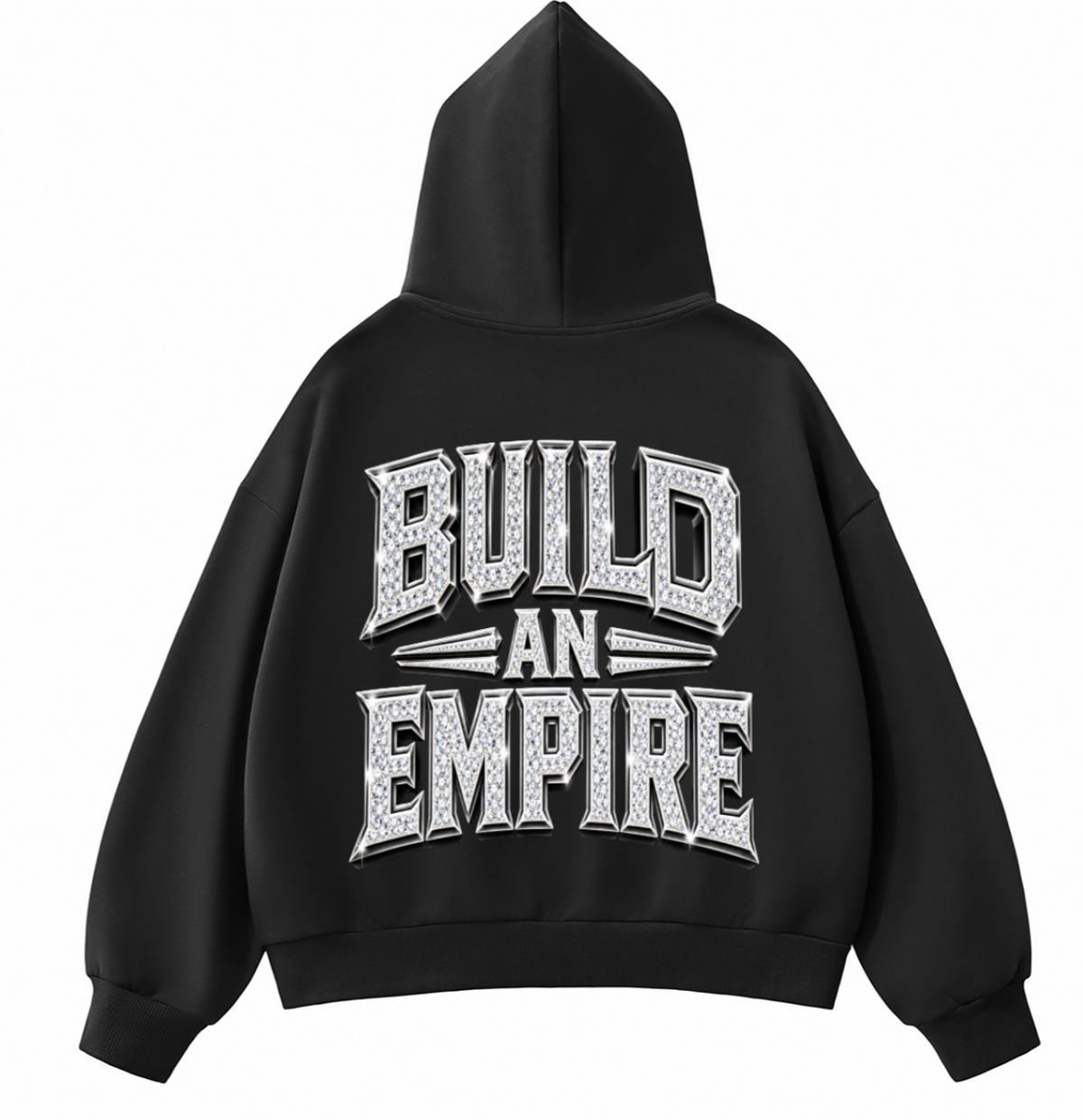 Premium Unisex Fleeced Full-Zip Boxy Crop Fit Hoodie B.A.E Build An Empire Streetwear Entrepreneur Fashion