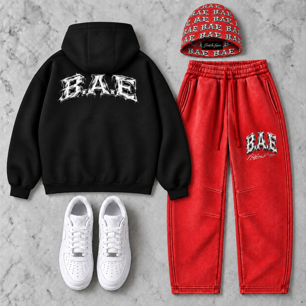All-Over Print Unisex Beanie B.A.E Build An Empire Streetwear Accessories