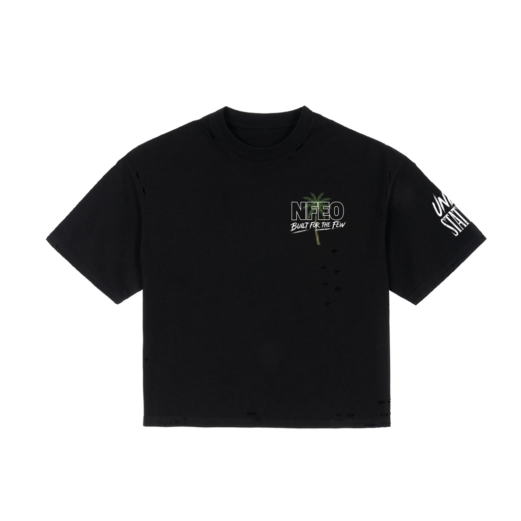 T-shirt Boxy Effiloché Premium Épais Coton Unisexe Coupe Ample Oversize Épaules Tombantes Essentiel Streetwear